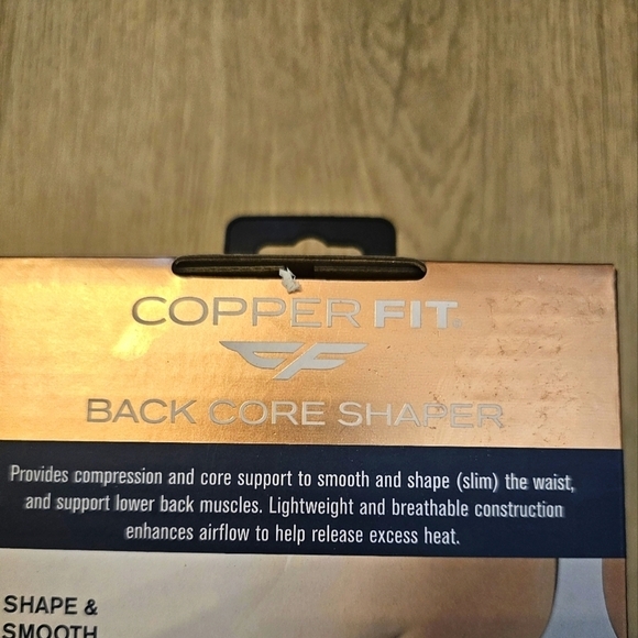 NWT COPPER FIT CORE SHAPER copper Infused L/XL 34" - 42" in Beige - Picture 4 of 8